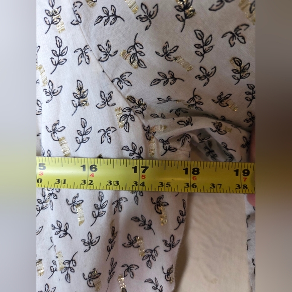 Old Navy Womens Prairie Tiered Maxi Dresses SizeMedium Print Gold Cottagecore - Picture 15 of 16